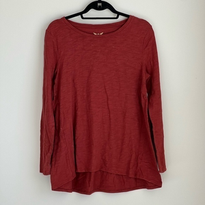 Faded Glory Red Long Sleeve‎ Top